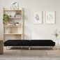 vidaXL Divano Letto Nero in Tessuto vidaXL Divano Letto Nero in Tessuto