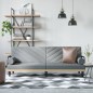 vidaXL Divano Letto con Braccioli Grigio Chiaro in Tessuto vidaXL Divano Letto con Braccioli Grigio Chiaro in Tessuto