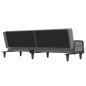 vidaXL Divano Letto con Braccioli Grigio Chiaro in Tessuto vidaXL Divano Letto con Braccioli Grigio Chiaro in Tessuto