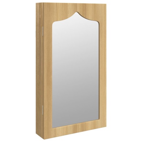 vidaXL Armadio Portagioie con Specchio a Muro 37,5x10x67 cm