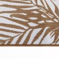vidaXL Tappeto da Esterno Marrone e Bianco 80x250 cm Reversibile vidaXL Tappeto da Esterno Marrone e Bianco 80x250 cm Reversibile