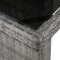 Tavolo da Giardino 240x90x74 cm in Polyrattan e Vetro Tavolo da Giardino 240x90x74 cm in Polyrattan e Vetro