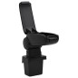 vidaXL Bracciolo per Auto Nero 15x31,5x(35-51) cm in ABS vidaXL Bracciolo per Auto Nero 15x31,5x(35-51) cm in ABS