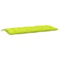 vidaXL Cuscino per Panca Verde Brillante 120x50x7 cm in Tessuto Oxford