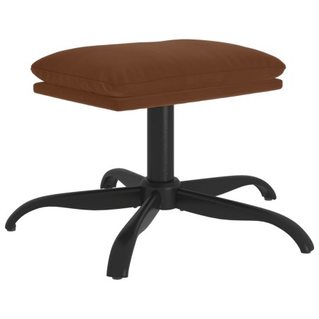 vidaXL Sgabello Marrone 60x60x36 cm in Microfibra
