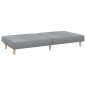 vidaXL Divano Letto Grigio Chiaro in Tessuto vidaXL Divano Letto Grigio Chiaro in Tessuto