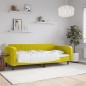 vidaXL Letto da Giorno Giallo 90x200 cm in Velluto vidaXL Letto da Giorno Giallo 90x200 cm in Velluto
