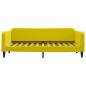 vidaXL Letto da Giorno Giallo 90x200 cm in Velluto vidaXL Letto da Giorno Giallo 90x200 cm in Velluto