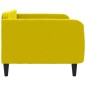 vidaXL Letto da Giorno Giallo 90x200 cm in Velluto vidaXL Letto da Giorno Giallo 90x200 cm in Velluto