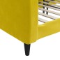 vidaXL Letto da Giorno Giallo 90x200 cm in Velluto vidaXL Letto da Giorno Giallo 90x200 cm in Velluto