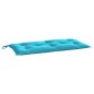 vidaXL Cuscino per Panca da Giardino Turchese 110x50x7 cm in Tessuto