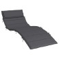 vidaXL Cuscino per Lettino Antracite 180x60x3 cm in Tessuto Oxford