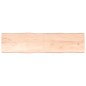 vidaXL Piano per Tavolo 200x50x(2-4) cm Rovere Non Trattato Bordi Vivi vidaXL Piano per Tavolo 200x50x(2-4) cm Rovere Non Trattato Bordi Vivi
