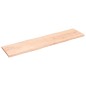 vidaXL Piano per Tavolo 200x50x(2-4) cm Rovere Non Trattato Bordi Vivi vidaXL Piano per Tavolo 200x50x(2-4) cm Rovere Non Trattato Bordi Vivi