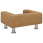 vidaXL Lettino per Cani Marrone 50x40x26,5 cm in Velluto vidaXL Lettino per Cani Marrone 50x40x26,5 cm in Velluto