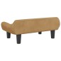 vidaXL Lettino per Cani Marrone 70x40x24 cm in Velluto vidaXL Lettino per Cani Marrone 70x40x24 cm in Velluto