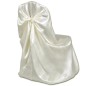vidaXL Coprisedia 6 pz Crema per Feste di Nozze vidaXL Coprisedia 6 pz Crema per Feste di Nozze