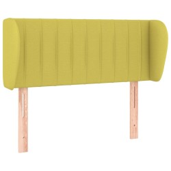 Testiera ad Orecchio Verde 93x23x78/88 cm in Tessuto