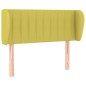 Testiera ad Orecchio Verde 93x23x78/88 cm in Tessuto Testiera ad Orecchio Verde 93x23x78/88 cm in Tessuto