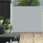 Tenda Laterale Retrattile per Patio 100x300 cm Grigio Tenda Laterale Retrattile per Patio 100x300 cm Grigio
