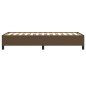 vidaXL Giroletto Marrone Scuro 90x200 cm in Tessuto vidaXL Giroletto Marrone Scuro 90x200 cm in Tessuto