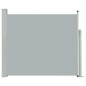 Tenda Laterale Retrattile per Patio 100x300 cm Grigio Tenda Laterale Retrattile per Patio 100x300 cm Grigio