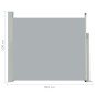 Tenda Laterale Retrattile per Patio 100x300 cm Grigio Tenda Laterale Retrattile per Patio 100x300 cm Grigio
