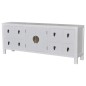 vidaXL Mobile Porta TV Bianco 110x24x48 cm in Legno Multistrato vidaXL Mobile Porta TV Bianco 110x24x48 cm in Legno Multistrato