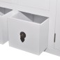 vidaXL Mobile Porta TV Bianco 110x24x48 cm in Legno Multistrato vidaXL Mobile Porta TV Bianco 110x24x48 cm in Legno Multistrato