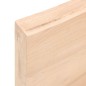 vidaXL Piano per Tavolo 180x50x6 cm in Rovere Non Trattato Bordi Vivi vidaXL Piano per Tavolo 180x50x6 cm in Rovere Non Trattato Bordi Vivi