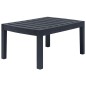 vidaXL Set Salotto da Giardino 3 pz in Plastica Antracite