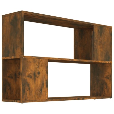 Libreria Rovere Fumo 100x24x63 cm in Legno Multistrato