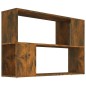 Libreria Rovere Fumo 100x24x63 cm in Legno Multistrato