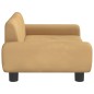 vidaXL Lettino per Cani Marrone 70x45x33 cm in Velluto vidaXL Lettino per Cani Marrone 70x45x33 cm in Velluto