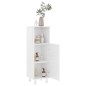 Armadio da Bagno Bianco Lucido 30x30x95 cm in Truciolato Armadio da Bagno Bianco Lucido 30x30x95 cm in Truciolato
