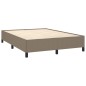 vidaXL Giroletto Grigio Tortora 140x190 cm in Tessuto