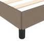 vidaXL Giroletto Grigio Tortora 140x190 cm in Tessuto