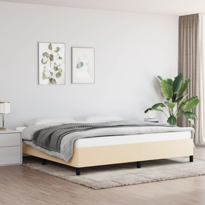 vidaXL Giroletto Crema 200x200 cm in Tessuto vidaXL Giroletto Crema 200x200 cm in Tessuto