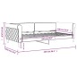 vidaXL Letto da Giorno Grigio Chiaro 100x200 cm in Velluto vidaXL Letto da Giorno Grigio Chiaro 100x200 cm in Velluto