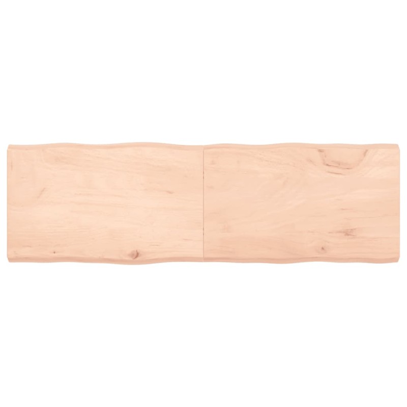 vidaXL Piano per Tavolo 160x50x6 cm in Rovere Non Trattato Bordi Vivi vidaXL Piano per Tavolo 160x50x6 cm in Rovere Non Trattato Bordi Vivi