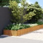 vidaXL Fioriera Rialzata da Giardino 1150x100x36 cm in Acciaio Corten vidaXL Fioriera Rialzata da Giardino 1150x100x36 cm in Acciaio Corten