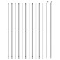vidaXL Recinzione a Rete con Flangia Argento 1,8x25 m vidaXL Recinzione a Rete con Flangia Argento 1,8x25 m