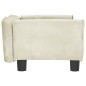 vidaXL Lettino per Cani Crema 70x45x30 cm in Velluto vidaXL Lettino per Cani Crema 70x45x30 cm in Velluto