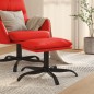 vidaXL Poggiapiedi Rosso 60x60x36 cm in Similpelle vidaXL Poggiapiedi Rosso 60x60x36 cm in Similpelle