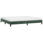 vidaXL Giroletto Verde Scuro 200x200 cm in Velluto vidaXL Giroletto Verde Scuro 200x200 cm in Velluto