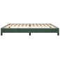vidaXL Giroletto Verde Scuro 200x200 cm in Velluto vidaXL Giroletto Verde Scuro 200x200 cm in Velluto