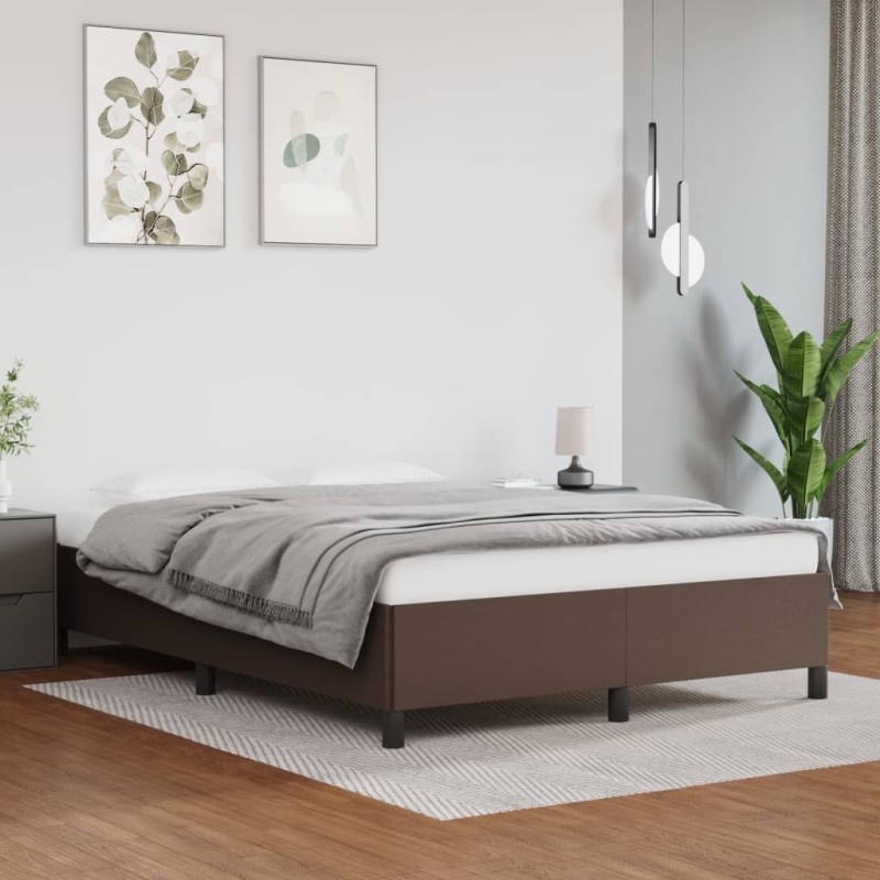 vidaXL Giroletto Marrone 140x190 cm in Similpelle vidaXL Giroletto Marrone 140x190 cm in Similpelle