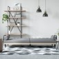 vidaXL Divano Letto con Braccioli Grigio Chiaro in Tessuto vidaXL Divano Letto con Braccioli Grigio Chiaro in Tessuto