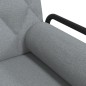 vidaXL Divano Letto con Braccioli Grigio Chiaro in Tessuto vidaXL Divano Letto con Braccioli Grigio Chiaro in Tessuto