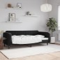 vidaXL Letto da Giorno Nero 100x200 cm in Velluto vidaXL Letto da Giorno Nero 100x200 cm in Velluto